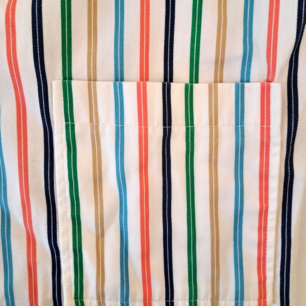 Vtg Cape Cod Match Mates‎ Lightweight Blazer Women's XL Striped 80s Preppy - Picture 2 of 8